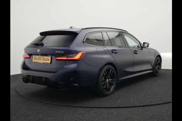 BMW 3 Serie Touring 330e M Sport Individual Plug In Hybrid 293pk Facelift PHEV  | Panodak | Individual Lederen Sportstoelen Memory | Adaptive Cruise | Widescreen Navi | 19"L.M | Keyless | Head Up |