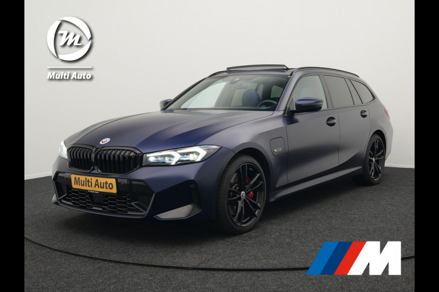 BMW 3 Serie Touring 330e M Sport Individual Plug In Hybrid 293pk Facelift PHEV  | Panodak | Individual Lederen Sportstoelen Memory | Adaptive Cruise | Widescreen Navi | 19"L.M | Keyless | Head Up |