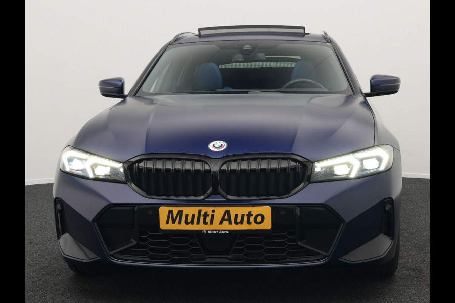 BMW 3 Serie Touring 330e M Sport Individual Plug In Hybrid 293pk Facelift PHEV  | Panodak | Individual Lederen Sportstoelen Memory | Adaptive Cruise | Widescreen Navi | 19"L.M | Keyless | Head Up |