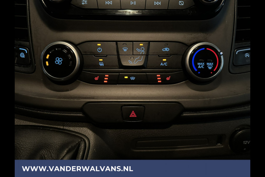 Ford Transit Custom 2.0 TDCI 130 pk L2H1 Euro6 Airco | 2800kg trekhaak | LED | Cruisecontrol | Apple Carplay Android Auto, Stoelverwarming, Verwarmde voorruit, Parkeersensoren, Bijrijdersbank