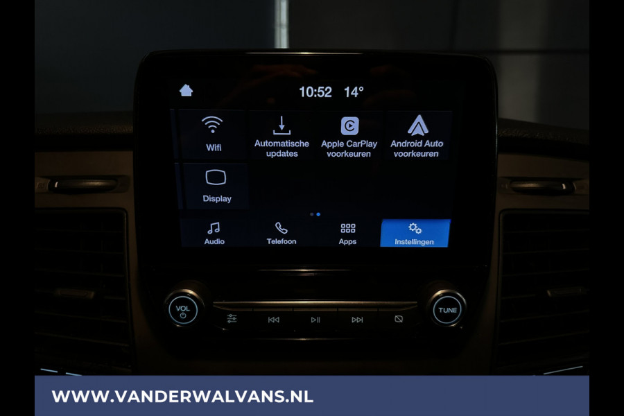 Ford Transit Custom 2.0 TDCI 130 pk L2H1 Euro6 Airco | 2800kg trekhaak | LED | Cruisecontrol | Apple Carplay Android Auto, Stoelverwarming, Verwarmde voorruit, Parkeersensoren, Bijrijdersbank