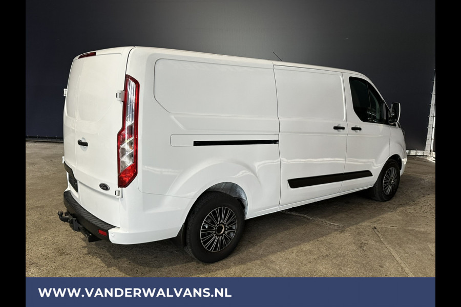 Ford Transit Custom 2.0 TDCI 130 pk L2H1 Euro6 Airco | 2800kg trekhaak | LED | Cruisecontrol | Apple Carplay Android Auto, Stoelverwarming, Verwarmde voorruit, Parkeersensoren, Bijrijdersbank