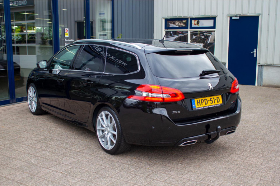 Peugeot 308 SW 1.6 e-THP GT 225 | Prijs rijklaar incl. 12 mnd garantie| LMV NAVI Trekhaak Keyless Stoelverwaring + Stoelmassage