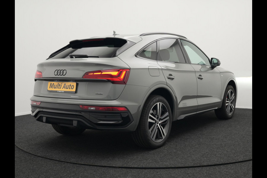 Audi Q5 Sportback 50 TFSI e S Line Plug In Hybrid Dealer O.H PHEV | Trekhaak af Fabriek | Adaptive Cruise | Matrix LED | 20"L.M | Lederen Sportstoelen Verwarmd | Virtual | Keyless |