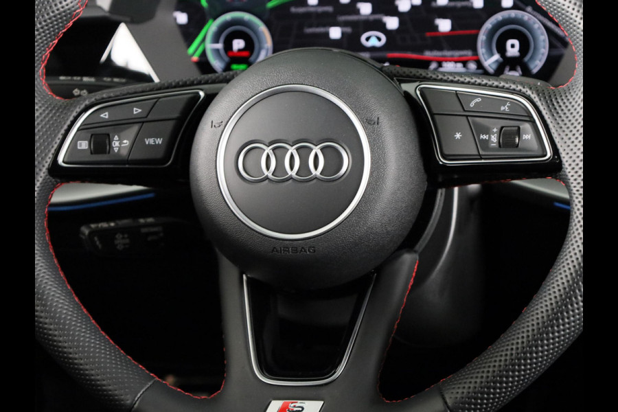 Audi A3 Sportback 40 TFSI e S edition 204 pk S-tronic | Verlengde garantie | Navigatie | Trekhaak (afneembaar) | Parkeersensoren (Park assist) | Adaptieve cruise control | Stoelverwarming | S-line |