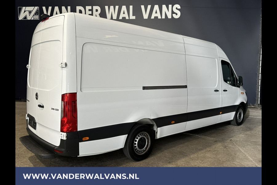 Mercedes-Benz Sprinter 316 CDI 164pk L3H2 Euro6 Airco | Camera | Navigatie | Apple Carplay | Cruisecontrol Android Auto, Chauffeursstoel, Stoelverwarming, Parkeersensoren, Bijrijdersbank