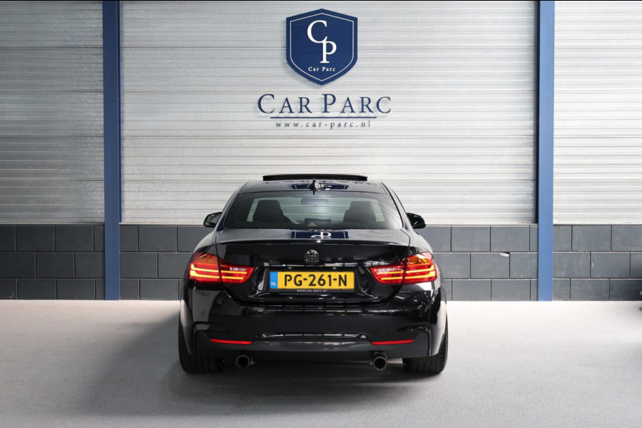 BMW 4 Serie Coupé 440i M-Sport ARMYTRIX/LED/SCHUIFDAK/LEER+S.VERWARMING/20" LMV/CAM/CRUISE/ECC/12 MND GARANTIE!