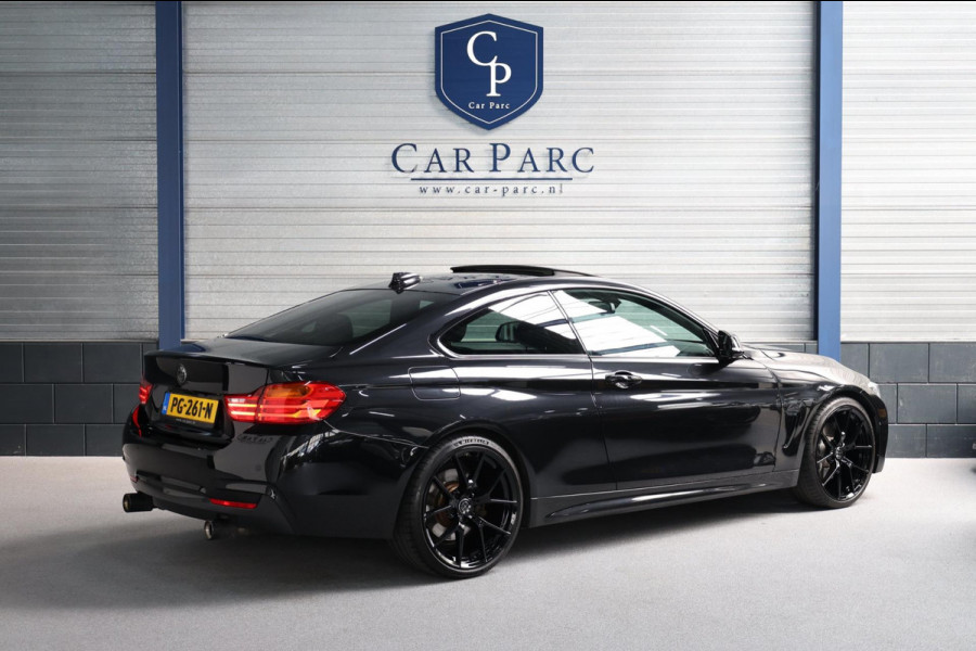 BMW 4 Serie Coupé 440i M-Sport ARMYTRIX/LED/SCHUIFDAK/LEER+S.VERWARMING/20" LMV/CAM/CRUISE/ECC/12 MND GARANTIE!