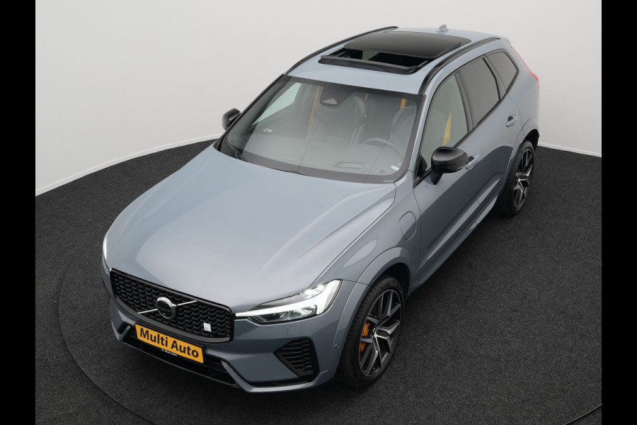 Volvo XC60 T8 AWD Polestar Engineered Plug in Hybrid 455pk Long Range Thunder Grey PHEV |  Panodak | Lederen Sportstoelen Memory | Google Assistant | Pilot Assist | Harman Kardon | Head Up | Adaptive Cruise | L.M. 21" | Virtual | 360 Camera | Navigatie | Apple Carplay |