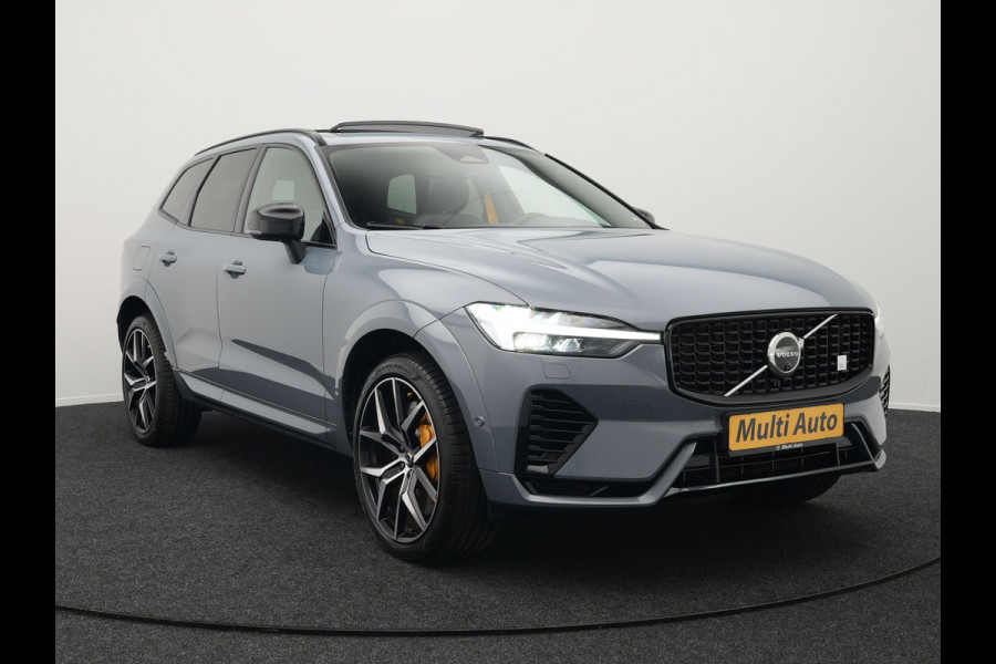 Volvo XC60 T8 AWD Polestar Engineered Plug in Hybrid 455pk Long Range Thunder Grey PHEV |  Panodak | Lederen Sportstoelen Memory | Google Assistant | Pilot Assist | Harman Kardon | Head Up | Adaptive Cruise | L.M. 21" | Virtual | 360 Camera | Navigatie | Apple Carplay |