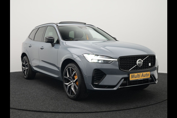 Volvo XC60 T8 AWD Polestar Engineered Plug in Hybrid 455pk Long Range Thunder Grey PHEV |  Panodak | Lederen Sportstoelen Memory | Google Assistant | Pilot Assist | Harman Kardon | Head Up | Adaptive Cruise | L.M. 21" | Virtual | 360 Camera | Navigatie | Apple Carplay |