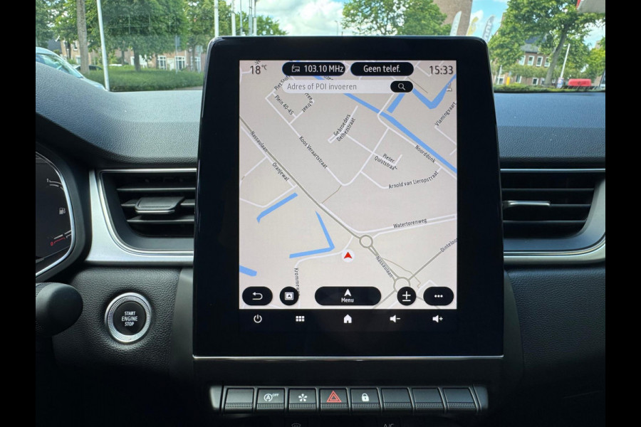 Renault Captur TCe 90 Intens Groot navi / Camera / P-sensoren V&A / Dakdragers / Apple Car Play & Android Auto