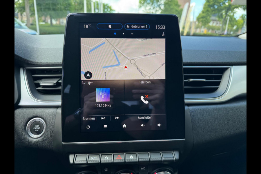 Renault Captur TCe 90 Intens Groot navi / Camera / P-sensoren V&A / Dakdragers / Apple Car Play & Android Auto