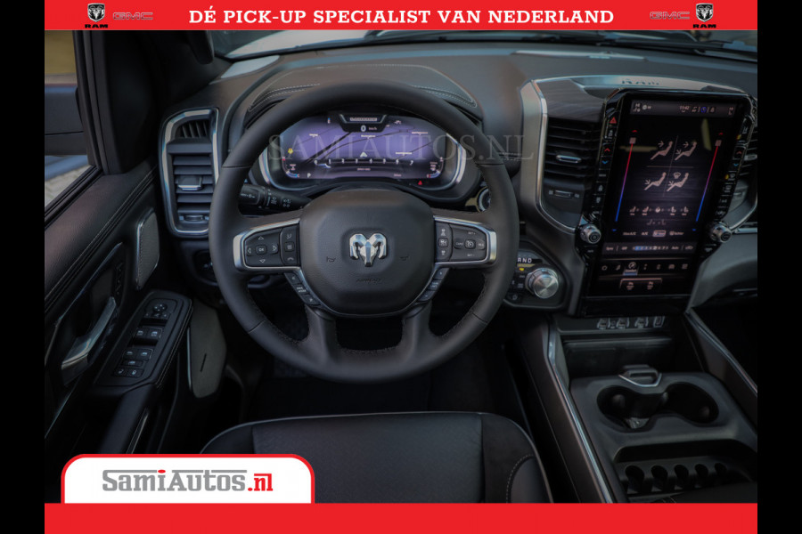 Dodge Ram 1500 Laramie Night | Face Lift | 420Pk 636 Nn | Extra Groot Scherm + Passagiers Scherm | Comfortabele Dubbele Cabine met Royale 5 Zitplaatsen | Nu Leverbaar uit Voorraad | Voorraad Nr 2223 - 5047