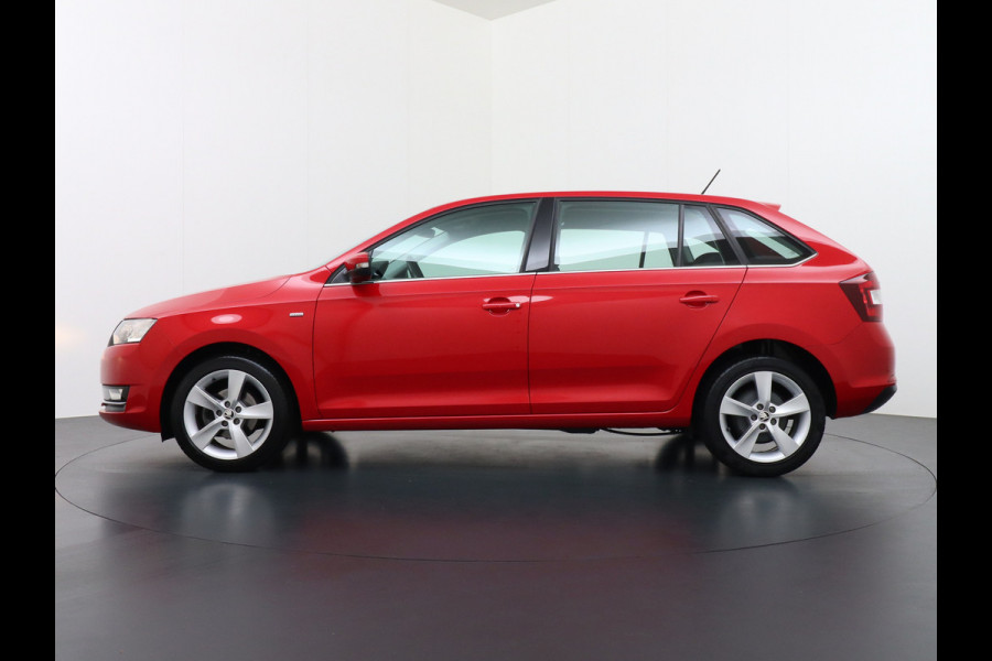 Škoda Rapid Spaceback T96PK Apple Carplay Android Auto Navi Ecc Cruise Control Stoelverwarming PDC DAB Plus Pakket Lmv 16" Bluetooth WLAN Mirror link Greentech Clever