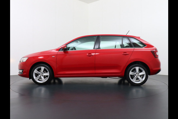 Škoda Rapid Spaceback T96PK Apple Carplay Android Auto Navi Ecc Cruise Control Stoelverwarming PDC DAB Plus Pakket Lmv 16" Bluetooth WLAN Mirror link Greentech Clever
