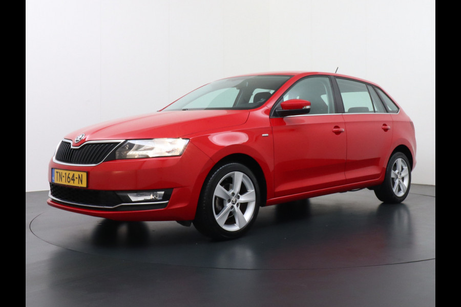 Škoda Rapid Spaceback T96PK Apple Carplay Android Auto Navi Ecc Cruise Control Stoelverwarming PDC DAB Plus Pakket Lmv 16" Bluetooth WLAN Mirror link Greentech Clever
