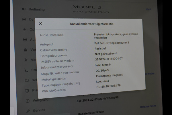 Tesla Model 3 2020 RWD SR+ 60kWh 325PK Lmv 18" AutoPilot Leder PanoDak Adaptive-Cruise Lmv Camera's Elektr.-Stuur+Stoelen+Spiegels+Geheugen+Ea Navi LED Comfortstoelen ACC DAB Keyless en Voorverwarmen interieur via App One-Pedal-Drive Origineel Nederlandse auto tot 11kw laden thuis! Garantie Accu tot 16-3-2028 max 160.000km 1.584kg licht!