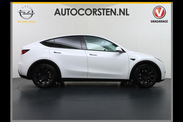 Tesla Model Y Long Range 514PK AWD 75kWh Ivoor-Interieur LMV 20" Warmtepomp Full-Self-Driving Computer 3 Leder Stoelverwarming-V+A+Stuur Adap. Keyless PDC-a+v Elek.Achterklep Lmv Led Standkachel 4WD LR 1e Eigenaar, origineel Nederlands Geleverd, Accu/Motor-Garantie 03-12-2029 of 192.000km