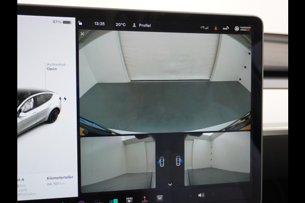 Tesla Model Y Long Range 514PK AWD 75kWh Ivoor-Interieur LMV 20" Warmtepomp Full-Self-Driving Computer 3 Leder Stoelverwarming-V+A+Stuur Adap. Keyless PDC-a+v Elek.Achterklep Lmv Led Standkachel 4WD LR 1e Eigenaar, origineel Nederlands Geleverd, Accu/Motor-Garantie 03-12-2029 of 192.000km