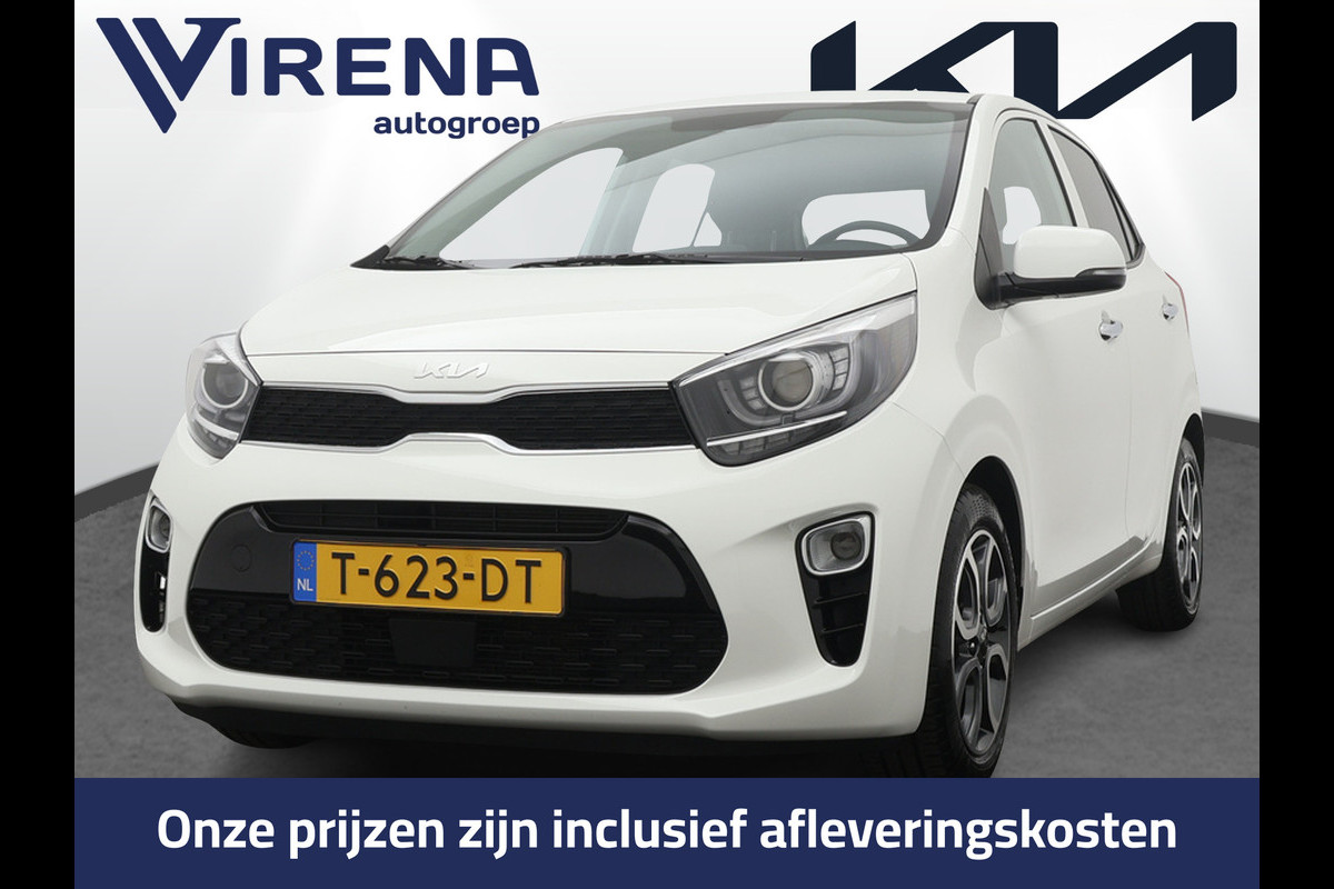 Kia Picanto 1.0 DPi DynamicPlusLine - Navigatie - Climate Control - Apple Carplay-/Android Auto - Achteruitrijcamera - Cruise Control - Fabrieksgarantie tot 06-2030 Kia Picanto 1.0 DPi DynamicPlusLine - Navigatie - Climate Control - Apple Carplay-/Android Auto - Achteruitrijcamera - Cruise Control - Fabrieksgarantie tot 06-2030