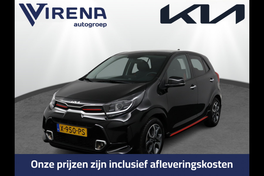 Kia Picanto 1.0 DPi GT-Line Apple Carplay/Auto Android - Cruise Control - Climate Control - Navigatie - Fabrieksgarantie tot 02-2031