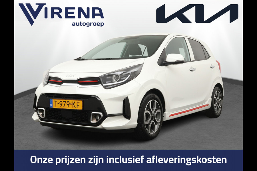 Kia Picanto 1.0 DPi GT-Line Apple Carplay/Android Auto, - Cruise Control - Climate Control - Navigatie - Fabrieksgarantie tot 07-2030