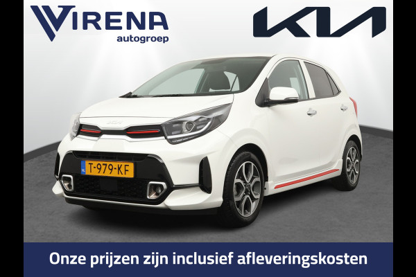 Kia Picanto 1.0 DPi GT-Line Apple Carplay/Android Auto, - Cruise Control - Climate Control - Navigatie - Fabrieksgarantie tot 07-2030
