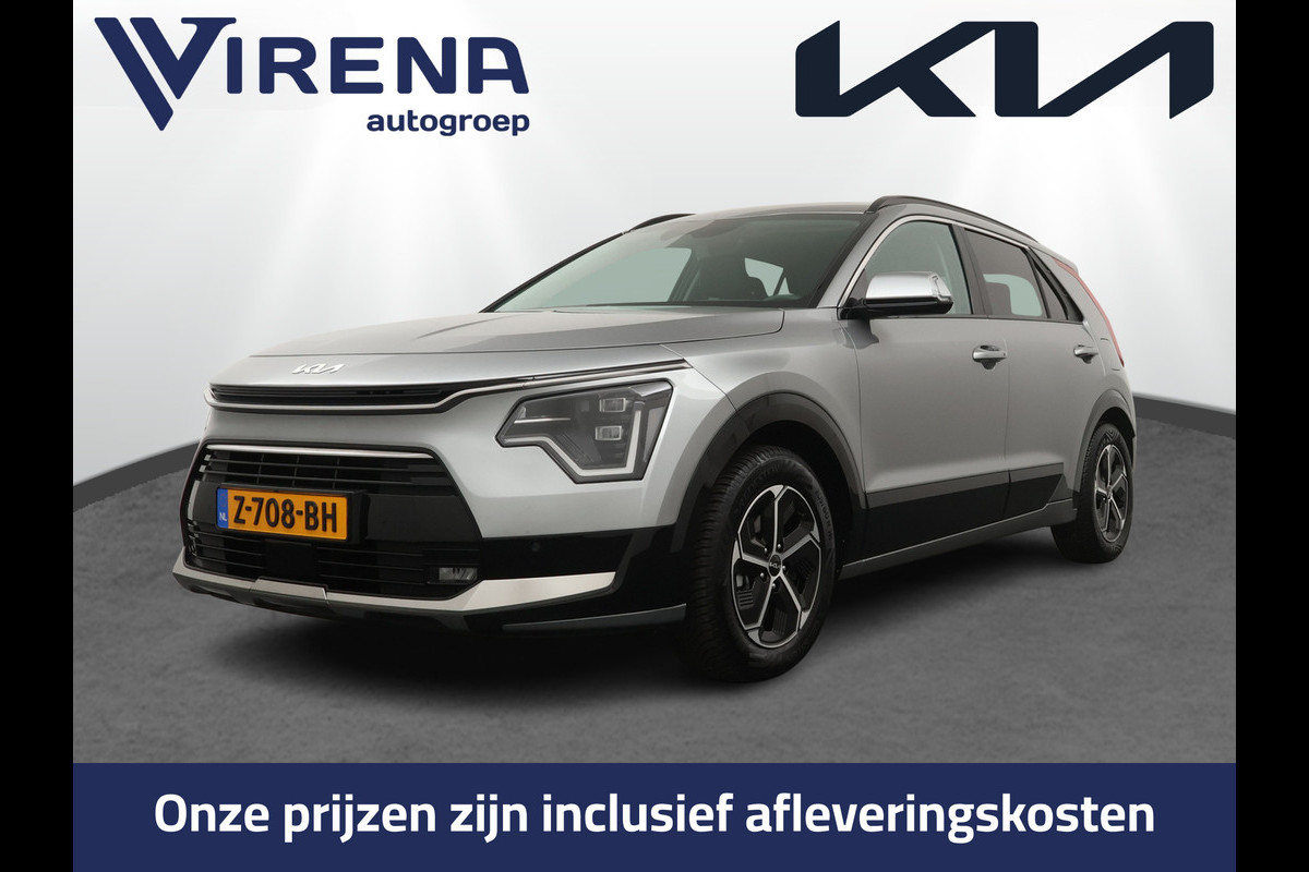 Kia Niro 1.6 GDi Hybrid DynamicPlusLine - Schuif/kanteldak - Adaptief Cruise Control - Stoel/Stuurverwarming - Parkeerhulp voor & achter - Navigatie - Fabrieksgarantie Tot 2031 Kia Niro 1.6 GDi Hybrid DynamicPlusLine - Schuif/kanteldak - Adaptief Cruise Control - Stoel/Stuurverwarming - Parkeerhulp voor & achter - Navigatie - Fabrieksgarantie Tot 2031