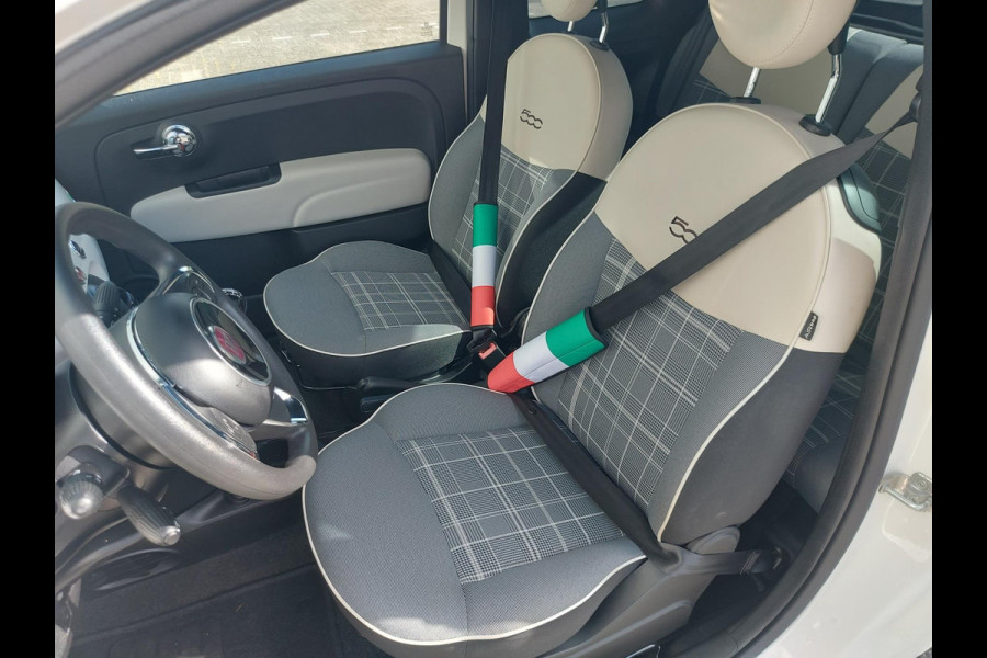 Fiat 500 1.0 Hybrid Bella Italia, airco,cruisecontrol,dab,