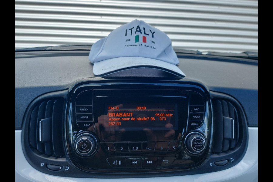 Fiat 500 1.0 Hybrid Bella Italia, airco,cruisecontrol,dab,