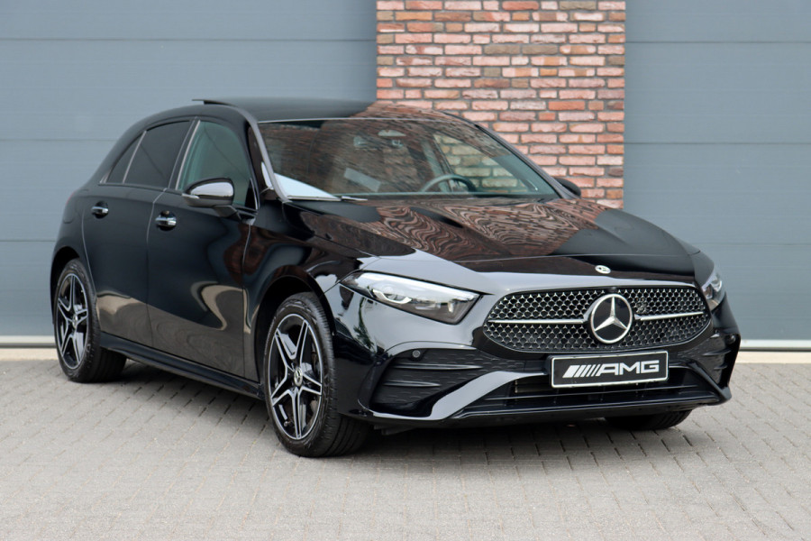 Mercedes-Benz A-Klasse 250 e AMG Line Premium Aut8 | Distronic | Panoramadak | Burmester | Verwarmd Stuurwiel | Keyless Go | Camera | Multibeam LED |