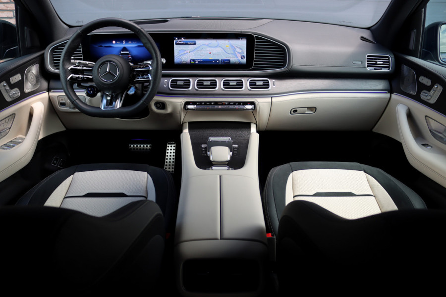 Mercedes-Benz GLE AMG 53 Hybrid Premium 4MATIC+ Aut9 | Luchtvering | Distronic | Memory | Trekhaak | Stoelventilatie | Verwarmd Stuurwiel | HUD | Burmester | Luchtkwaliteitspakket | Keyless Go | Augmented Reality |
