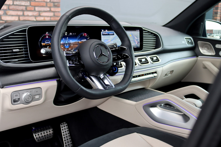 Mercedes-Benz GLE AMG 53 Hybrid Premium 4MATIC+ Aut9 | Luchtvering | Distronic | Memory | Trekhaak | Stoelventilatie | Verwarmd Stuurwiel | HUD | Burmester | Luchtkwaliteitspakket | Keyless Go | Augmented Reality |