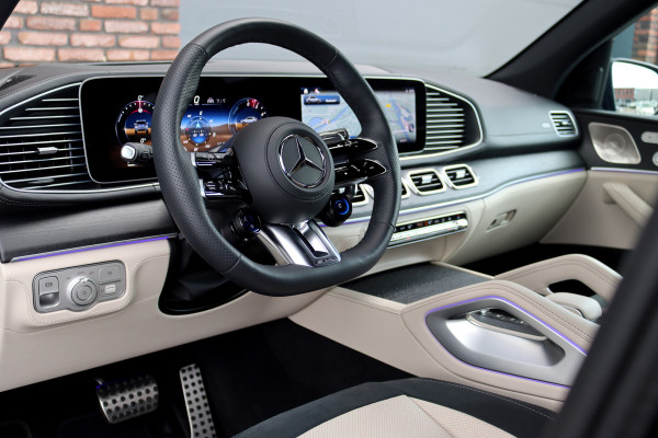 Mercedes-Benz GLE AMG 53 Hybrid Premium 4MATIC+ Aut9 | Luchtvering | Distronic | Memory | Trekhaak | Stoelventilatie | Verwarmd Stuurwiel | HUD | Burmester | Luchtkwaliteitspakket | Keyless Go | Augmented Reality |