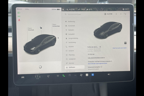 Tesla Model 3 Long Range AWD 75 kWh ENHANCED AUTOPILOT | FACELIFT | RIJKLAAR INCL. 12 MND. BOVAGGARANTIE