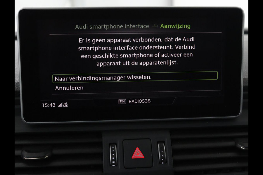 Audi Q5 2.0 TFSI quattro S Line | Bang & Olufsen | Leder | Luchtvering | 360 camera | Adaptive cruise | Carplay | Keyless | Virtual Cockpit | Navigatie | Full LED