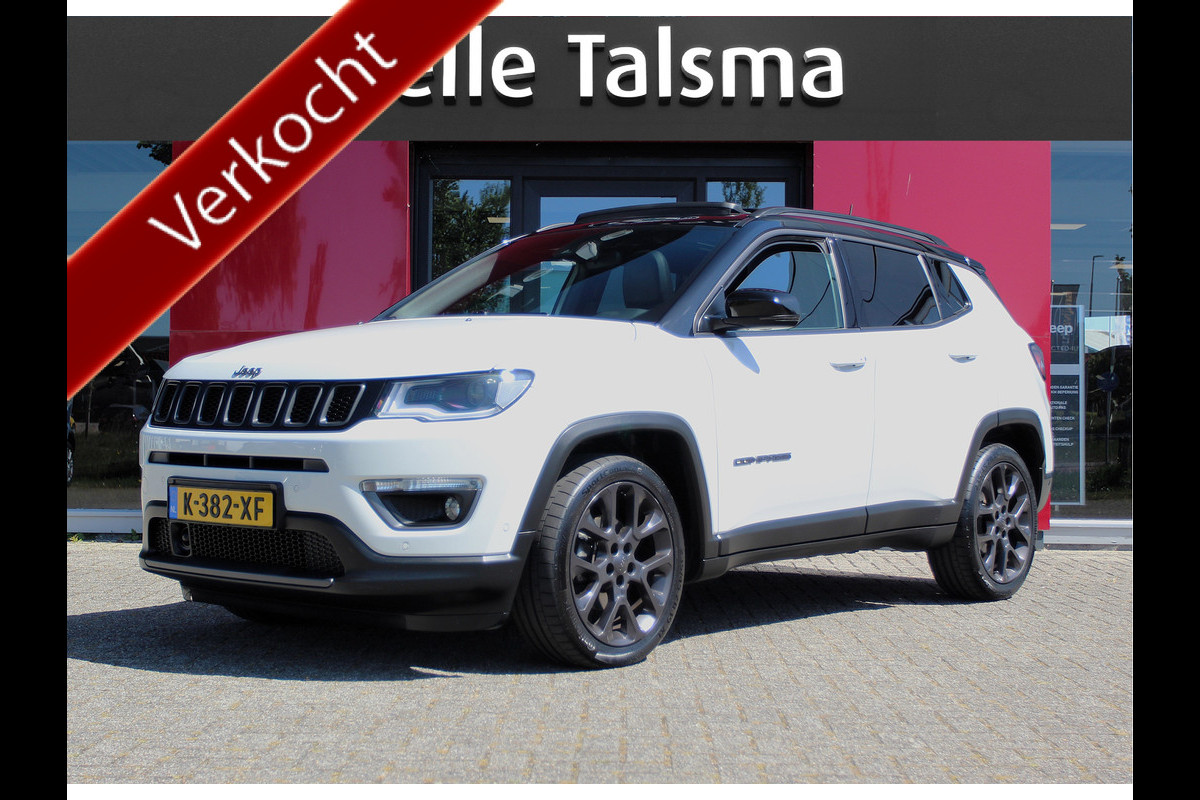 Jeep Compass 1.3T 150 S Automaat Schuif/kantel dak | Volledig lederen bekleding en elektrische voorstoelen Jeep Compass 1.3T 150 S Automaat Schuif/kantel dak | Volledig lederen bekleding en elektrische voorstoelen
