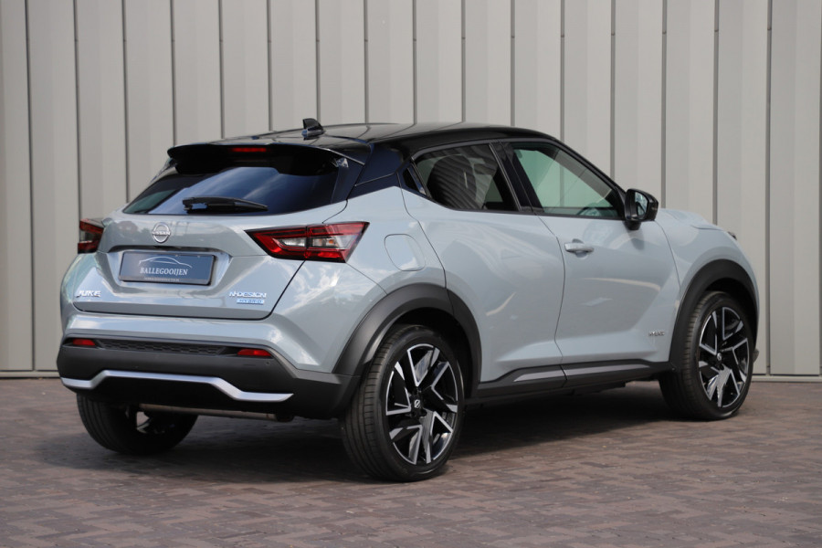 Nissan Juke 1.6 Hybrid N-Design | 143PK | Bose | Keyles-go | Acc | Led | Stoelverw. | Apple-carplay | Stuurwielverw. | 2024.