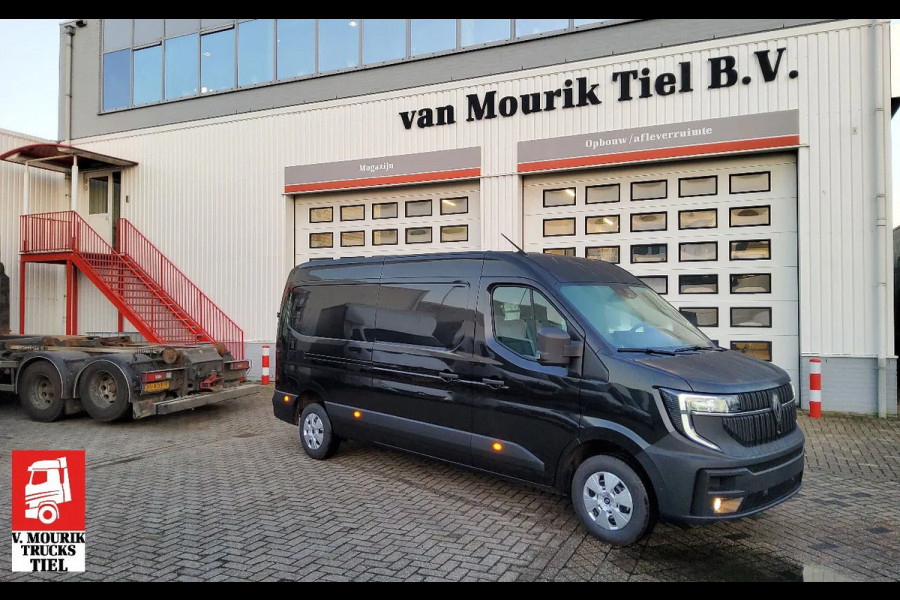 Renault Master 170.35 EURO 6 L3H2 ZWART METALLIC - 2x ZIJSCHUIFDEUR - TREKHAAK - V-22-KKP - BPM VRIJ!