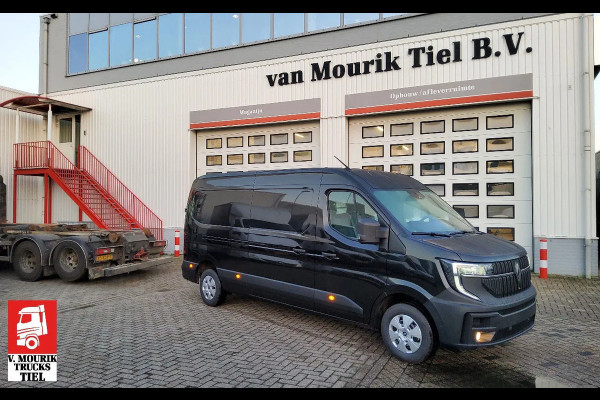 Renault Master 170.35 EURO 6 L3H2 ZWART METALLIC - 2x ZIJSCHUIFDEUR - TREKHAAK - V-22-KKP - BPM VRIJ!
