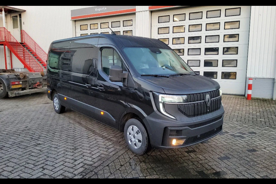 Renault Master 170.35 EURO 6 L3H2 ZWART METALLIC - 2x ZIJSCHUIFDEUR - TREKHAAK - V-22-KKP - BPM VRIJ!