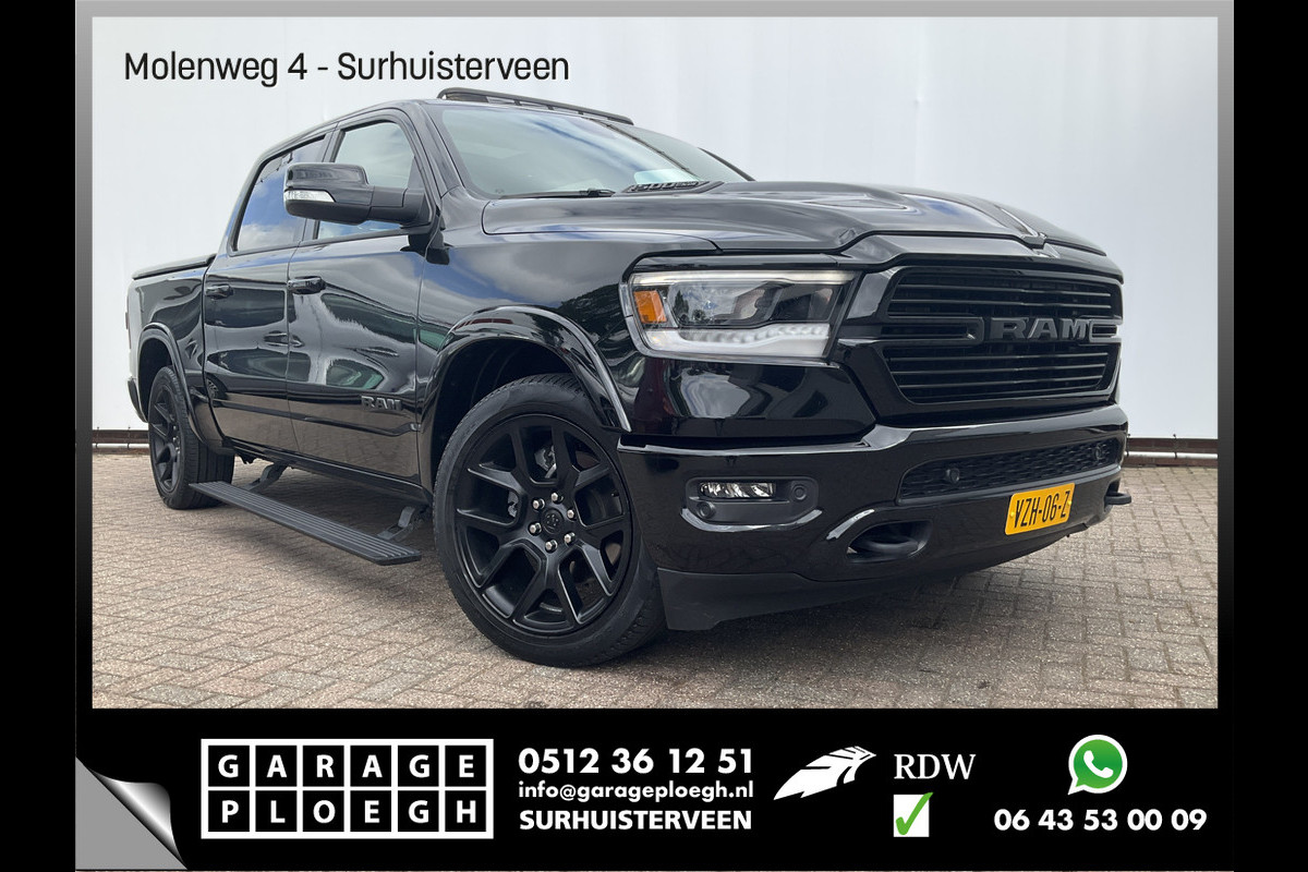 Dodge Ram 1500 5.7 V8 4x4 Crew Cab Laramie Pano Full Navi SideSteps Trekhaak Luchtvering Dodge Ram 1500 5.7 V8 4x4 Crew Cab Laramie Pano Full Navi SideSteps Trekhaak Luchtvering