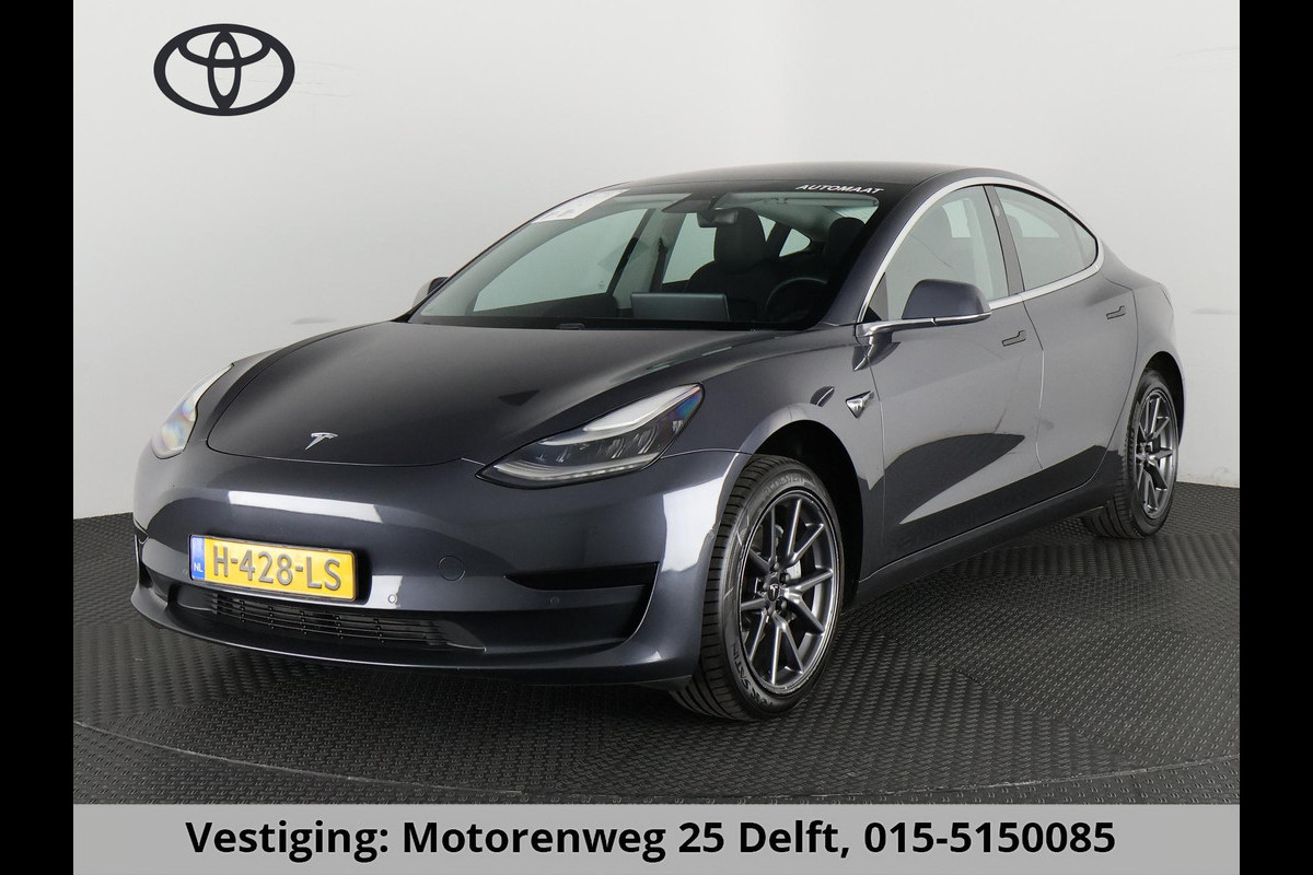 Tesla Model 3 STD RANGE-PLUS 239 PK ACCUTEST 86 %! 1e EIG. LEDER INTERIEUR. SLECHTS 81.000 KM TOT 2 JAAR GARANTIE