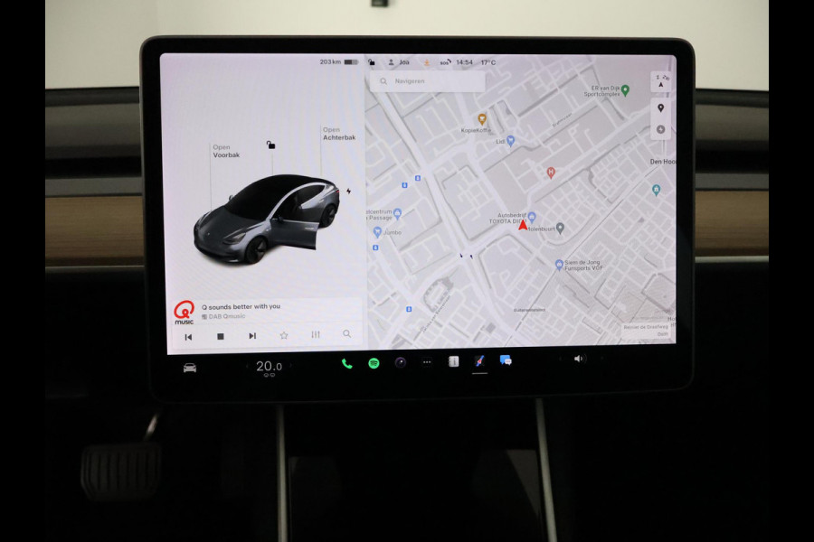 Tesla Model 3 STD RANGE-PLUS 239 PK ACCUTEST 86 %! 1e EIG. LEDER INTERIEUR. SLECHTS 81.000 KM TOT 2 JAAR GARANTIE
