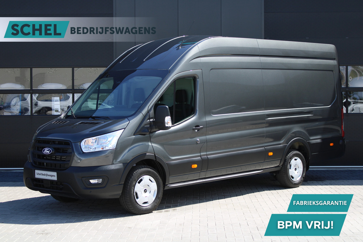 Ford Transit 350 2.0 TDCI L4H3 Trend RWD 165pk - 360 Camera - Trekhaak - Stoel/Stuur verwarming - ACC - Blindspot - Rijklaar Ford Transit 350 2.0 TDCI L4H3 Trend RWD 165pk - 360 Camera - Trekhaak - Stoel/Stuur verwarming - ACC - Blindspot - Rijklaar
