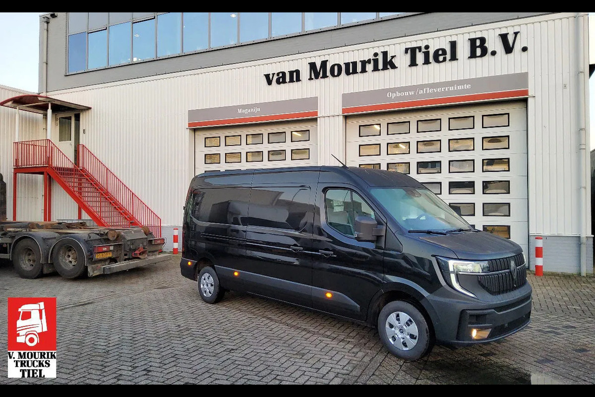 Renault Master 170.35 EURO 6 L3H2 ZWART METALLIC - TREKHAAK - V-45-KNT - BPM VRIJ!
