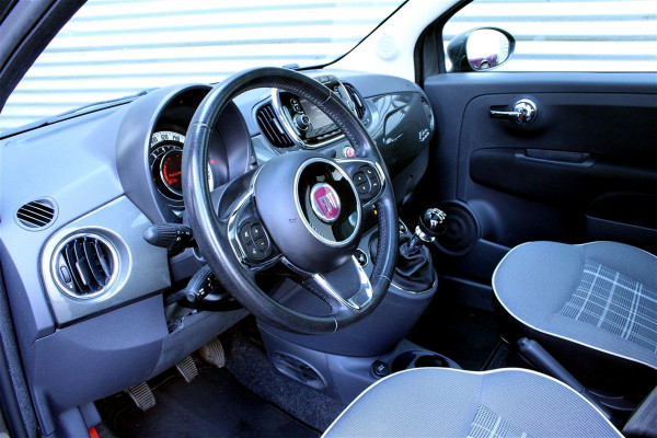 Fiat 500 1.2 Lounge APK-2026 PANO BLUET AIRCO LMV '17