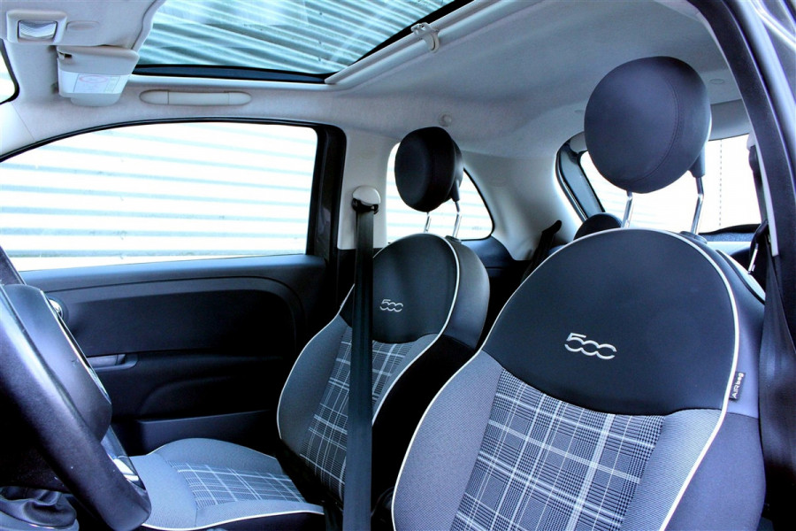 Fiat 500 1.2 Lounge APK-2026 PANO BLUET AIRCO LMV '17