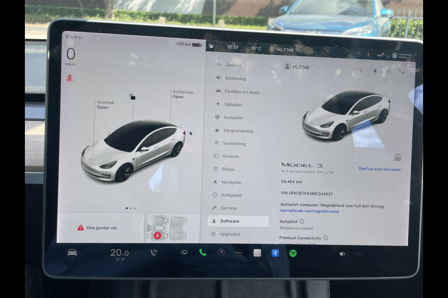 Tesla Model 3 Standard RWD Plus 60 kWh AUTOPILOT | LEDER | RIJKLAAR INCL. 12 MND. BOVAGGARANTIE